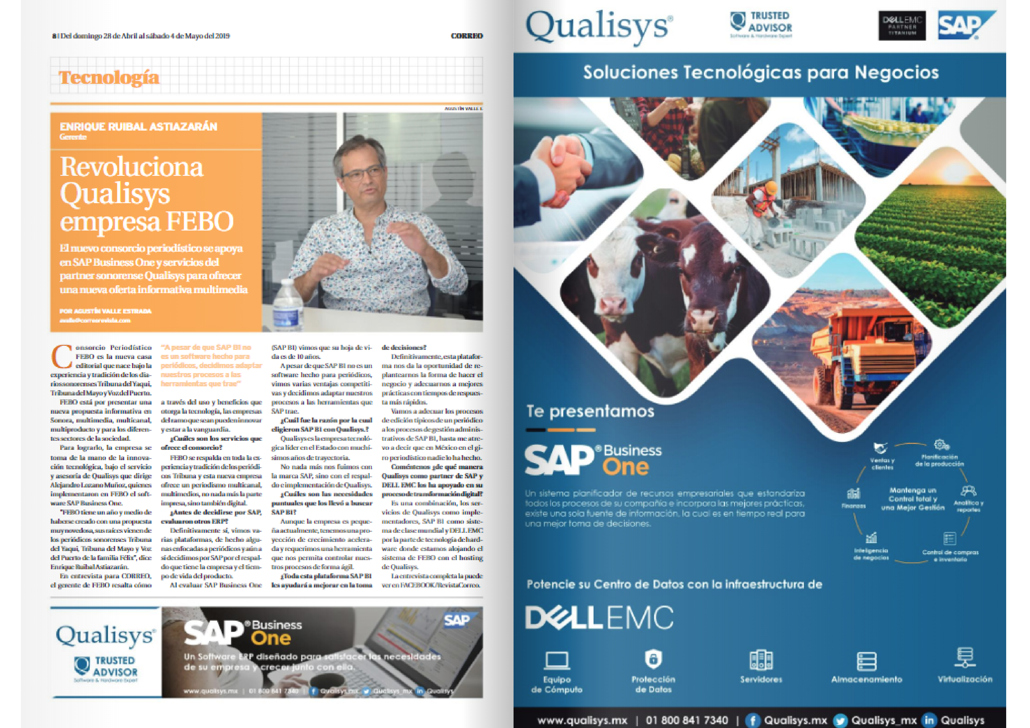 Revoluciona Qualisys Empresa Consorcio Periodístico FEBO - Image
